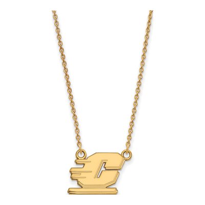 Central Michigan University Gold-Plated Sterling Silver Small Letter C Necklace