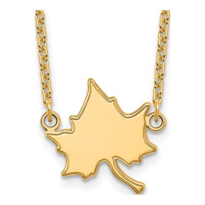 Indiana State University Gold-Plated Sterling Silver I-S Large Pendant Necklace