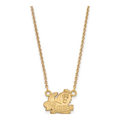 Old Dominion University Gold-Plated Sterling Silver Small Pendant Necklace