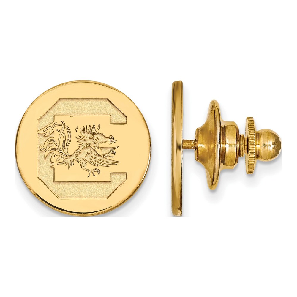 Sterling Silver Gold-Plated Logoart University Of South Carolina Lapel Pin