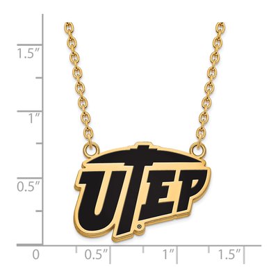 UTEP Enameled Pendant Necklace – view 2