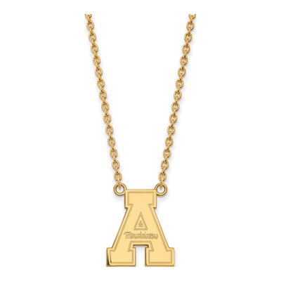 Appalachian State University Gold-Plated Sterling Silver Large Pendant Necklace