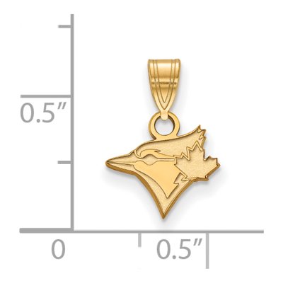 Toronto Blue Jays Gold-Plated Sterling Silver Extra Small Pendant – view 2