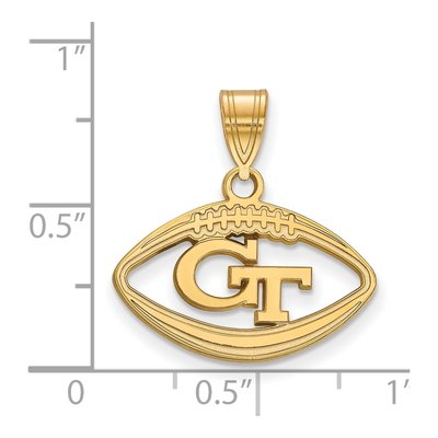 Georgia Tech G-T Football Pendant – view 2
