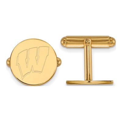 University of Wisconsin Letter W Cuff Links