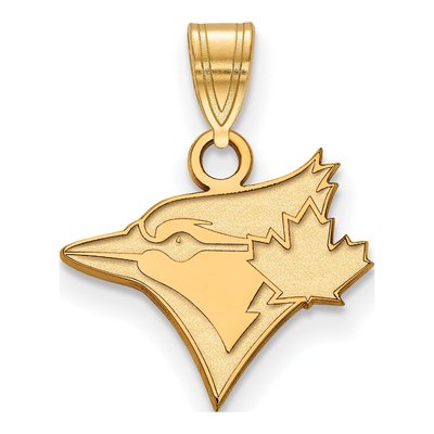Toronto Blue Jays Gold-Plated Sterling Silver Small Pendant