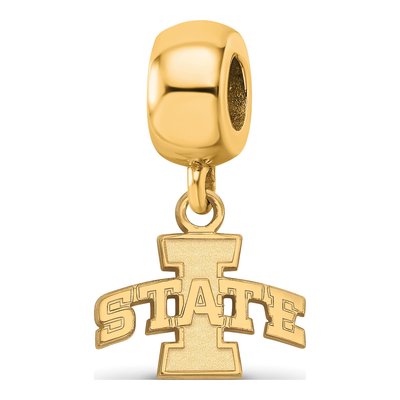 Iowa State University Dangle Bead Charm