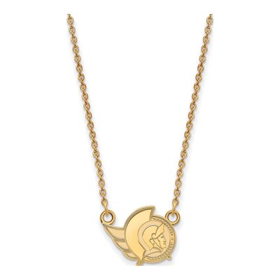 Ottawa Senators Gold-Plated Sterling Silver Small Pendant Necklace – view 2