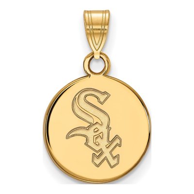 Chicago White Sox Gold-Plated Sterling Silver Small Pendant