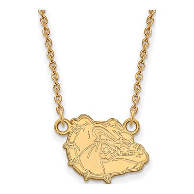 Gonzaga University Gold-Plated Sterling Silver Bulldogs Pendant