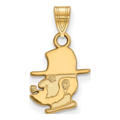 Appalachian State University Gold-Plated Sterling Silver Small Mountaineer Pendant