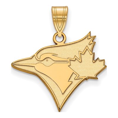 Toronto Blue Jays Gold-Plated Sterling Silver Large Pendant