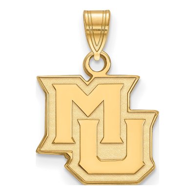 Marquette University Gold-Plated Sterling Silver Small Pendant