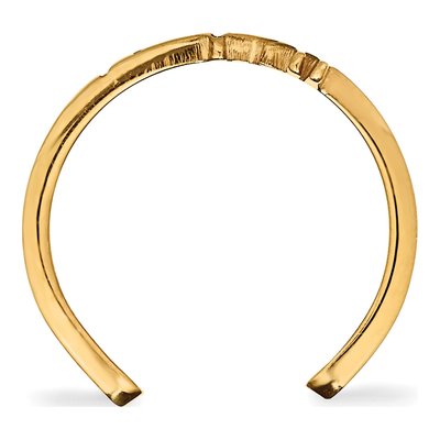 University of Nebraska Gold-Plated Sterling Silver Huskers Toe Ring – view 2