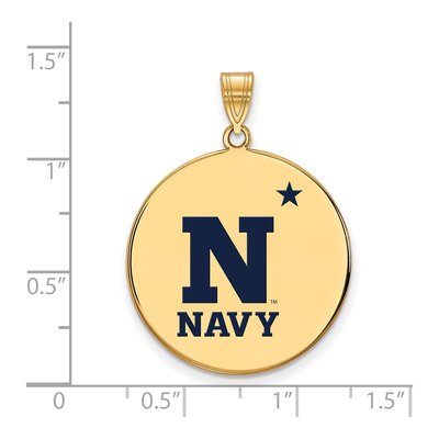 US Naval Academy Enameled Disc Pendant – view 2