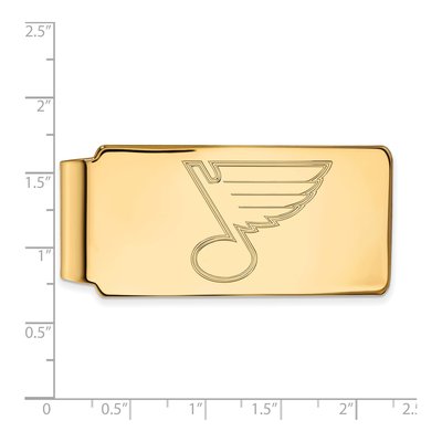 St. Louis Blues Gold-Plated Money Clip – view 2