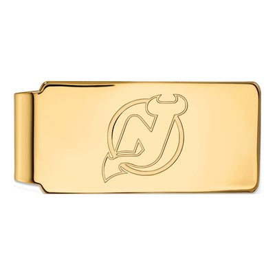 New Jersey Devils Gold-Plated Money Clip