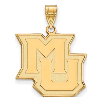 Marquette University Gold-Plated Sterling Silver Large Pendant