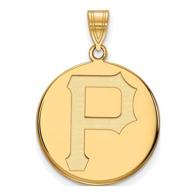 Pittsburgh Pirates Gold-Plated Sterling Silver Large Pendant