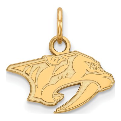 Nashville Predators Gold-Plated Sterling Silver Extra Small Pendant