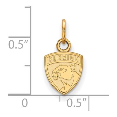 Florida Panthers Gold-Plated Sterling Silver Extra Small Pendant – view 2