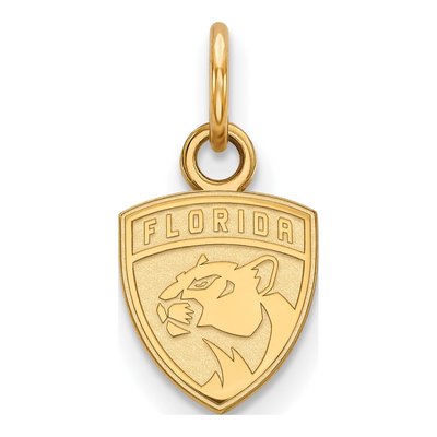 Florida Panthers Gold-Plated Sterling Silver Extra Small Pendant