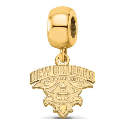 University of New Orleans Dangle Bead Charm