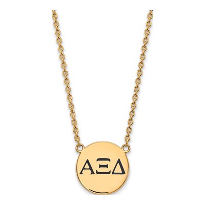 Alpha Xi Delta Gold-Plated Necklace
