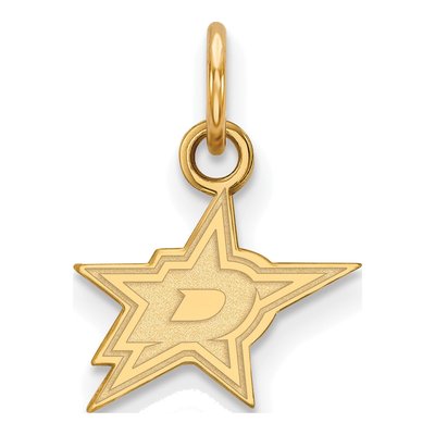 Dallas Stars Gold-Plated Sterling Silver Extra Small Pendant