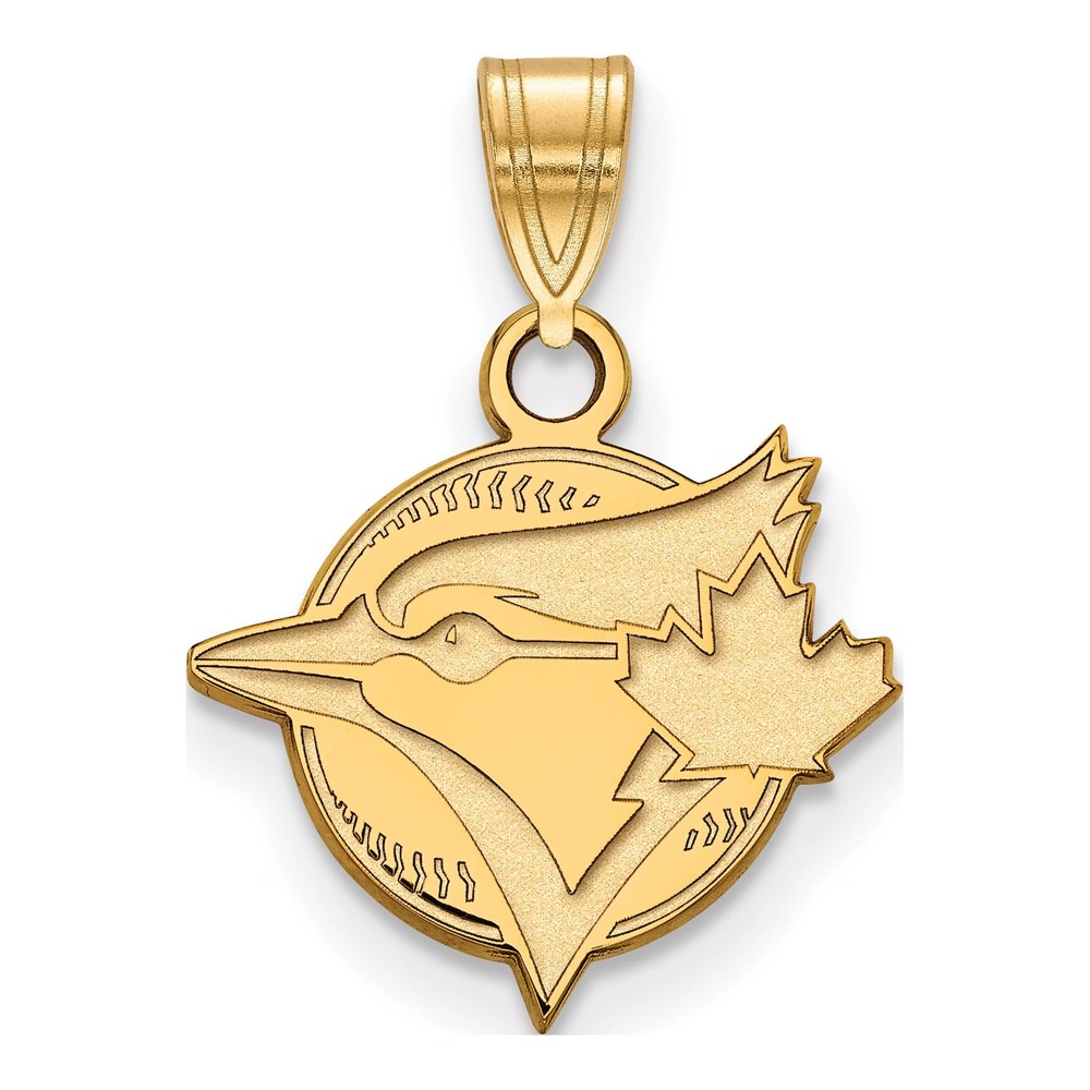 Toronto Blue Jays Gold-Plated Sterling Silver Small Pendant