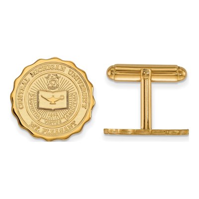 Central Michigan University Crest Cuff Links