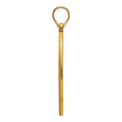 Baylor University Gold-Plated Sterling Silver Bears Extra Large Circle Pendant – view 2