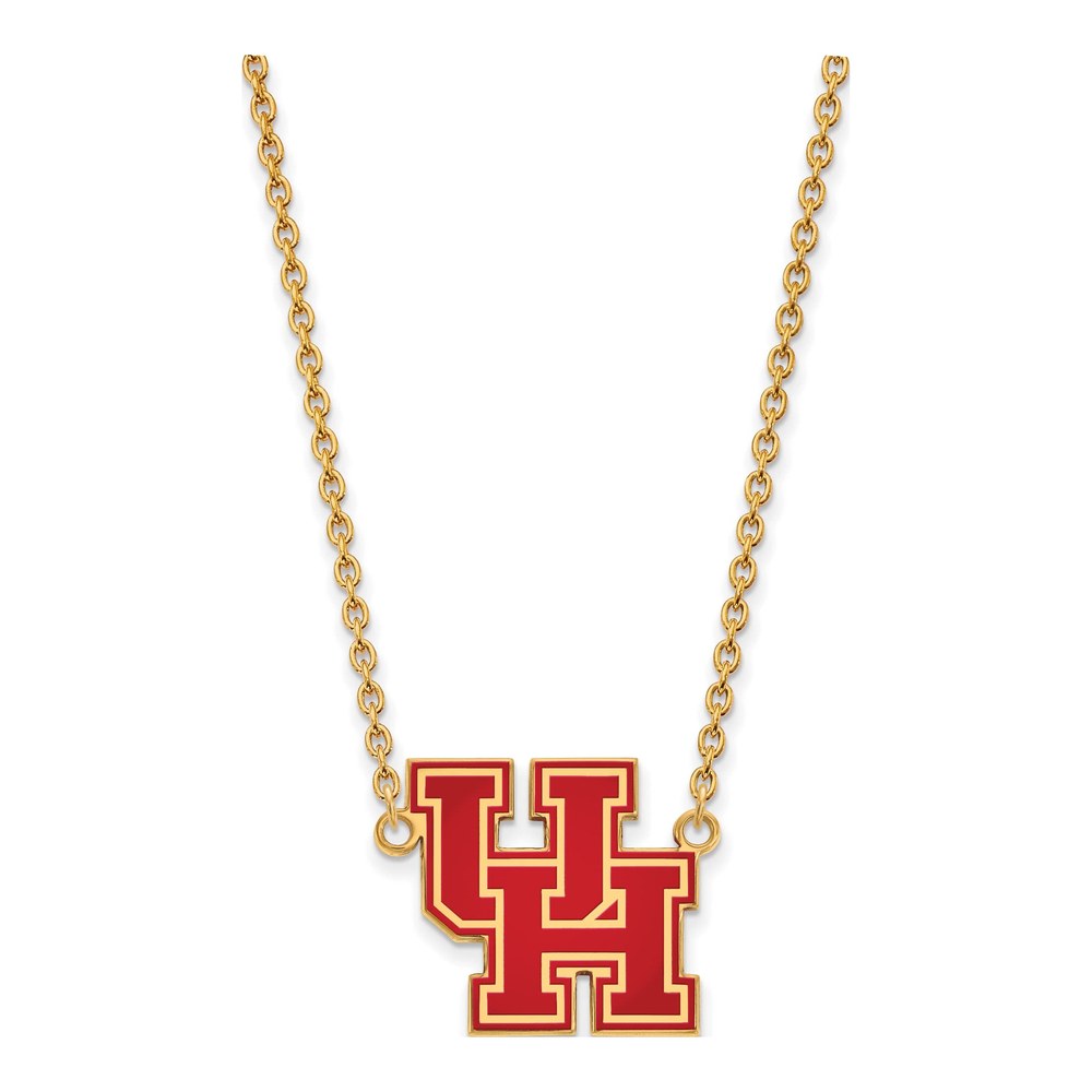 University of Houston Enamel Pendant Necklace, 18"
