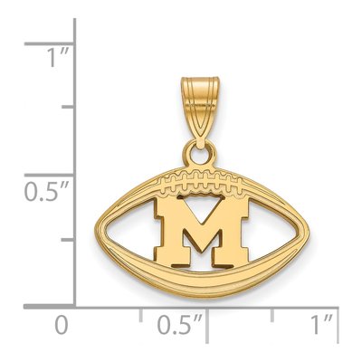 Michigan Wolverines Football "M" Pendant – view 2