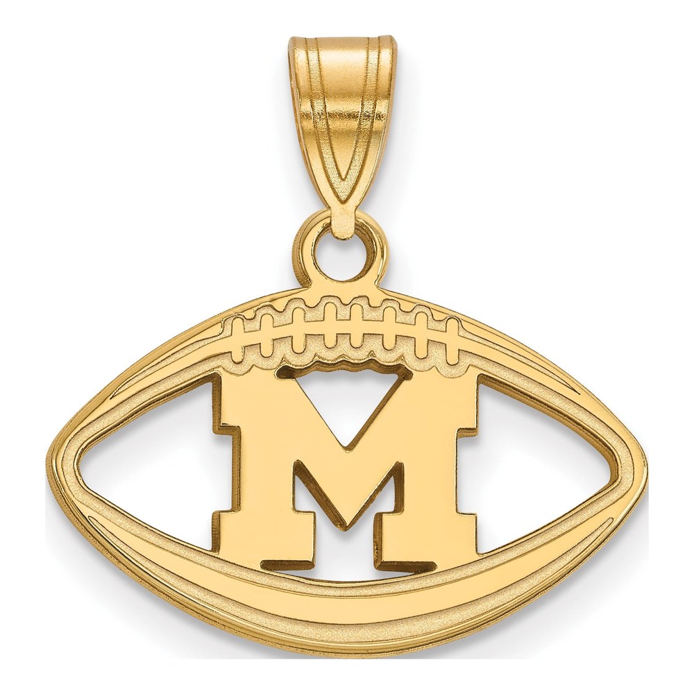 Michigan Wolverines Football "M" Pendant