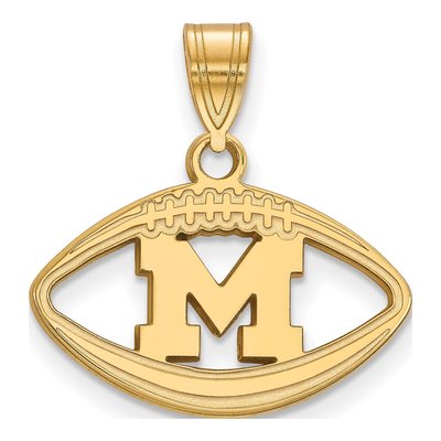 Michigan Wolverines Football "M" Pendant