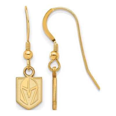 Vegas Golden Knights Gold-Plated Sterling Silver Wire Earrings