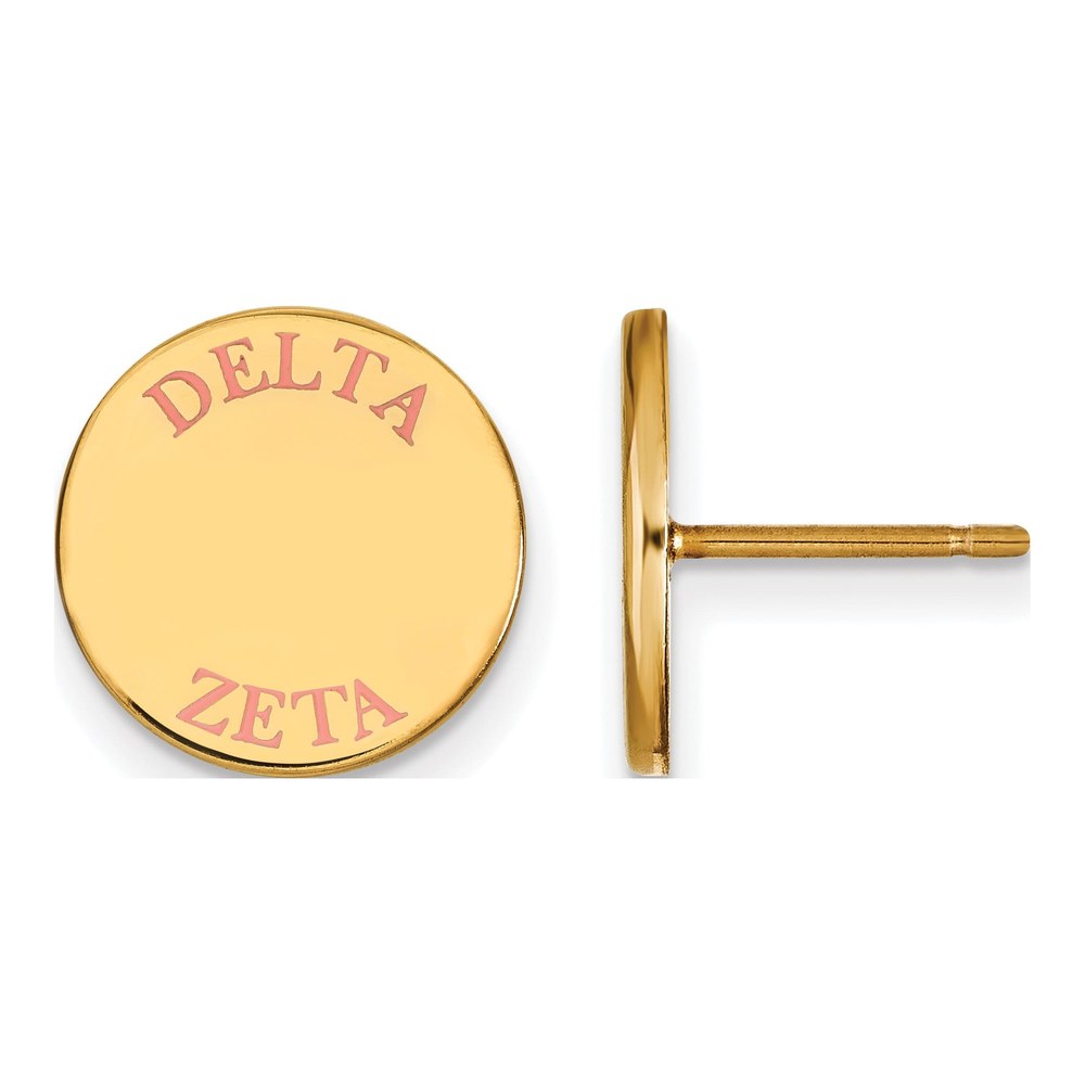 Delta Zeta Sorority Enamel Post Earrings