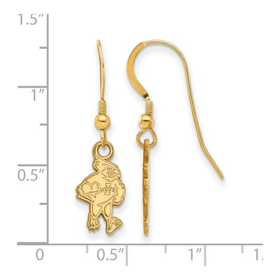 Iowa State University Gold-Plated Sterling Silver Cardinal Earrings – view 2