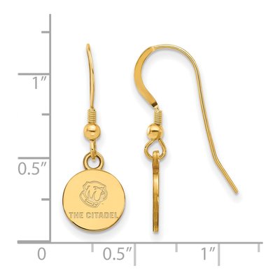 The Citadel Gold-Plated Sterling Silver XS Earrings – view 2