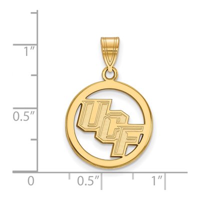 UCF Knights Gold-Plated Circle Pendant – view 2