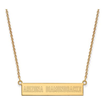 Arizona Diamondbacks Gold-Plated Sterling Silver Bar Necklace
