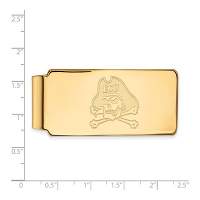 East Carolina Pirates Gold-Plated Money Clip – view 2