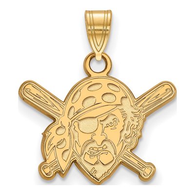 Pittsburgh Pirates Gold-Plated Sterling Silver Small Pendant