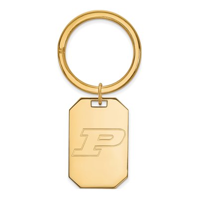 Purdue University Letter P Key Ring