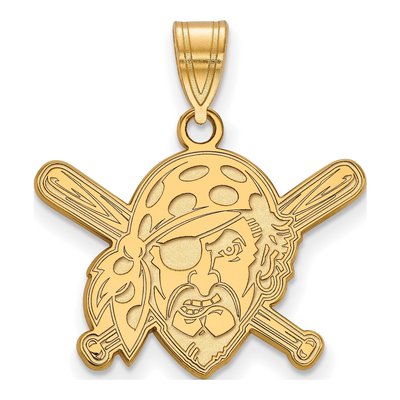 Pittsburgh Pirates Gold-Plated Sterling Silver Medium Pendant