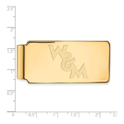 William & Mary Gold-Plated Money Clip – view 2