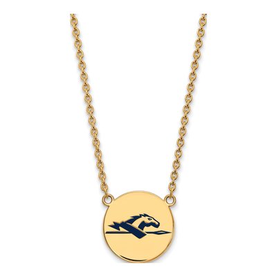Longwood University Gold-Plated Sterling Silver Large Horse Necklace