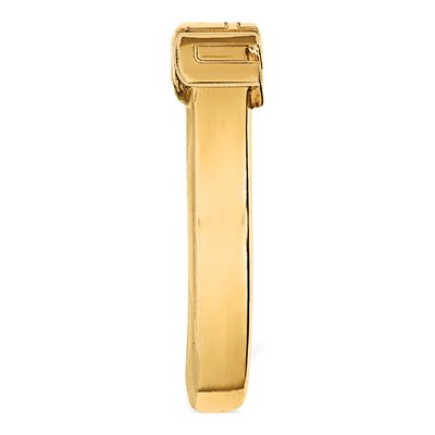 Louisiana State University Gold-Plated Sterling Silver LSU Toe Ring – view 3