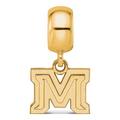 Montana State Bobcats Letter M Dangle Bead Charm – view 4